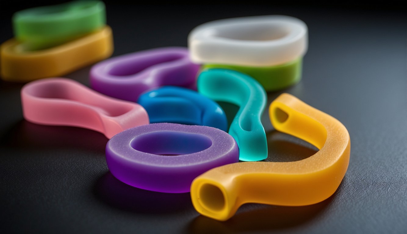 Toe spacers are made from soft silicone material, with a flexible and comfortable design for use between the toes